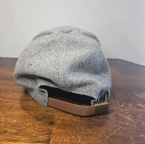 Batman Baseball Cap Wool Blend Adjustable Gray - Picture 4 of 6